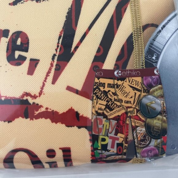 Ethika Men's Staple Boxer Briefs New Size Large Bitcoin, Newspaper Clippings - Picture 3 of 3